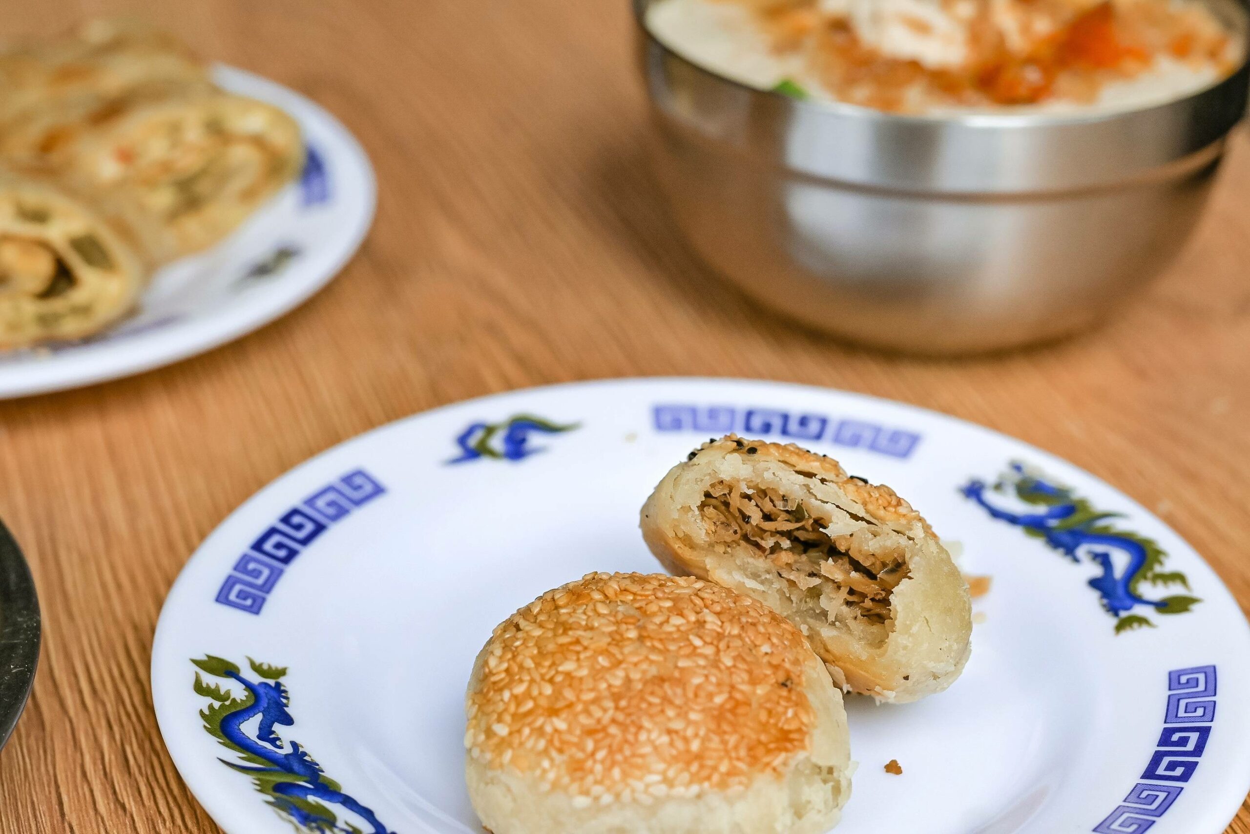 【台北早餐】秦小姐豆漿店，超人氣必點推薦獅子頭、豇豆蛋餅、鹹豆漿(外帶) @女子的休假計劃
