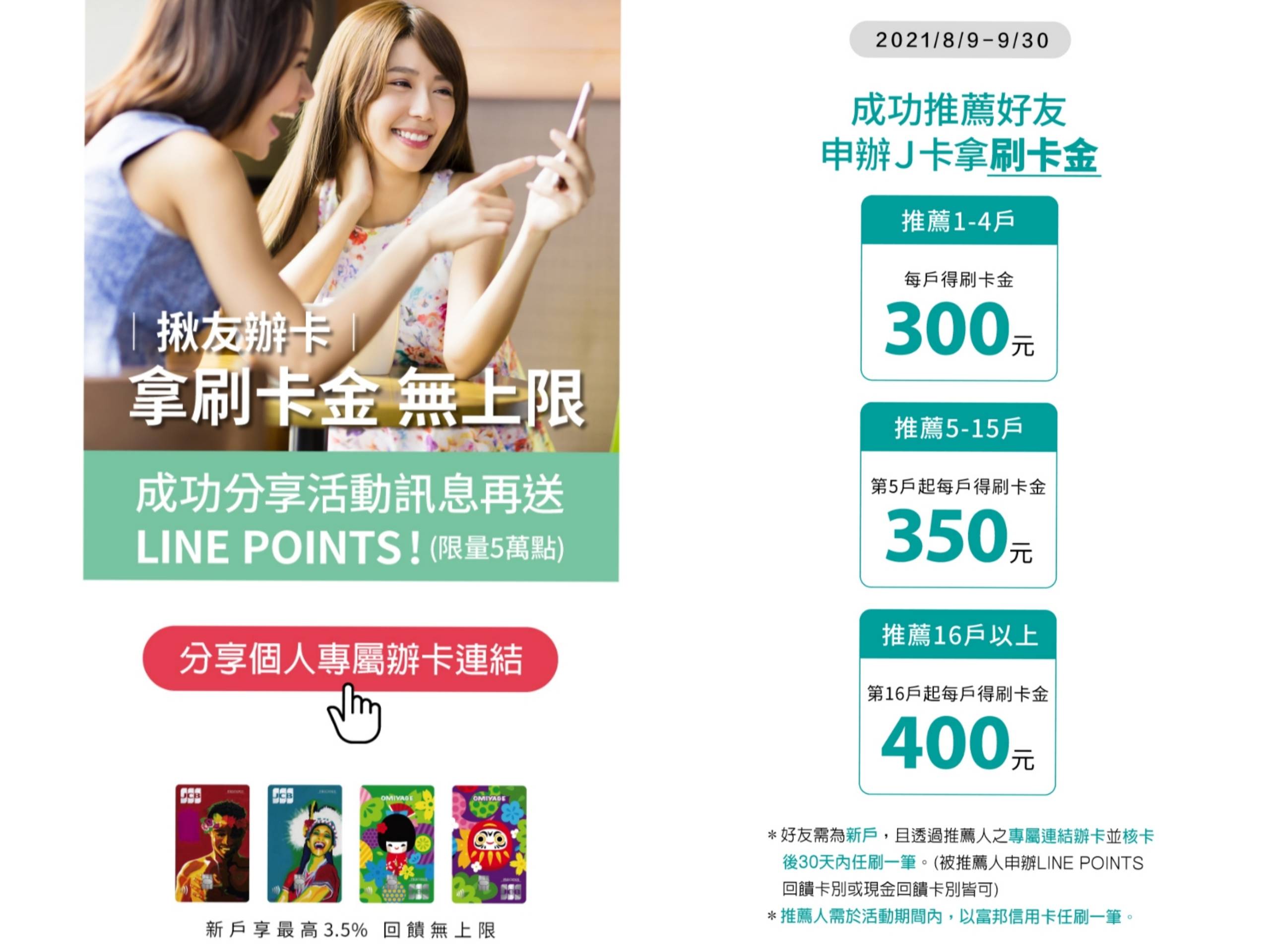 富邦 J 卡優惠全攻略，人稱無腦神卡，新戶國內一般消費享 3.5%無上限！ @女子的休假計劃
