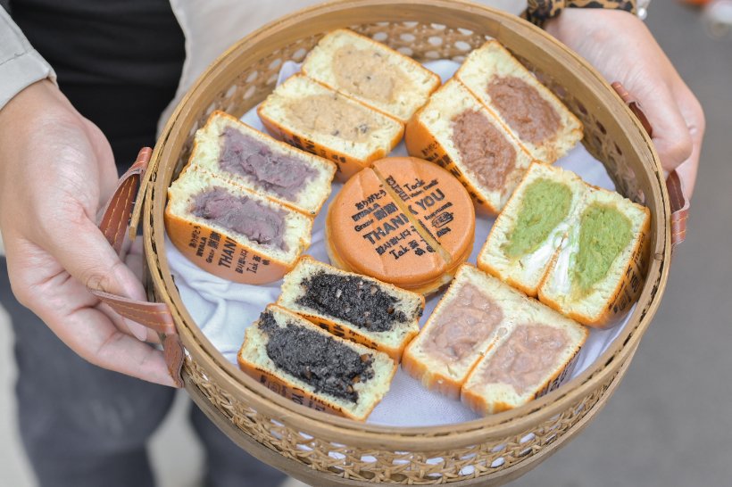 不貳光車輪餅板橋店：一顆顆渾圓飽滿象徵圓滿的車輪餅，連總統都欽點客製化/菜單/外帶 @女子的休假計劃