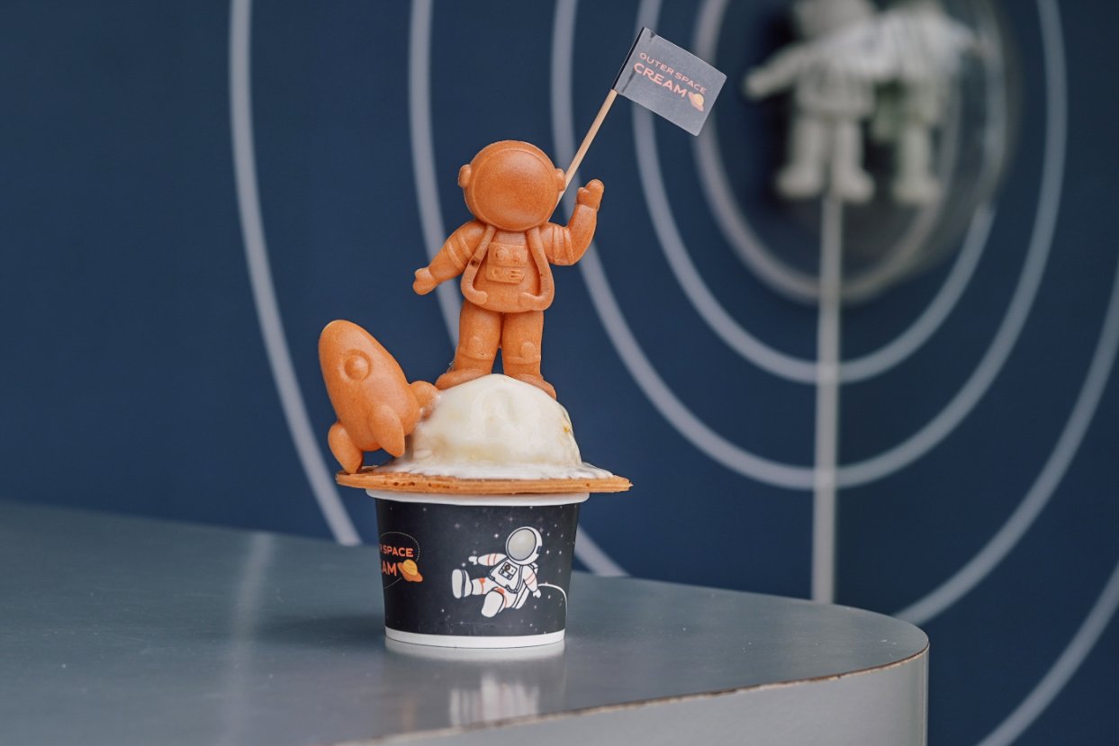 OUTER SPACE CREAM：宇宙人造型雞蛋糕無敵吸睛，乘坐火箭飛向宇宙/一中街/中友百貨/外帶 @女子的休假計劃