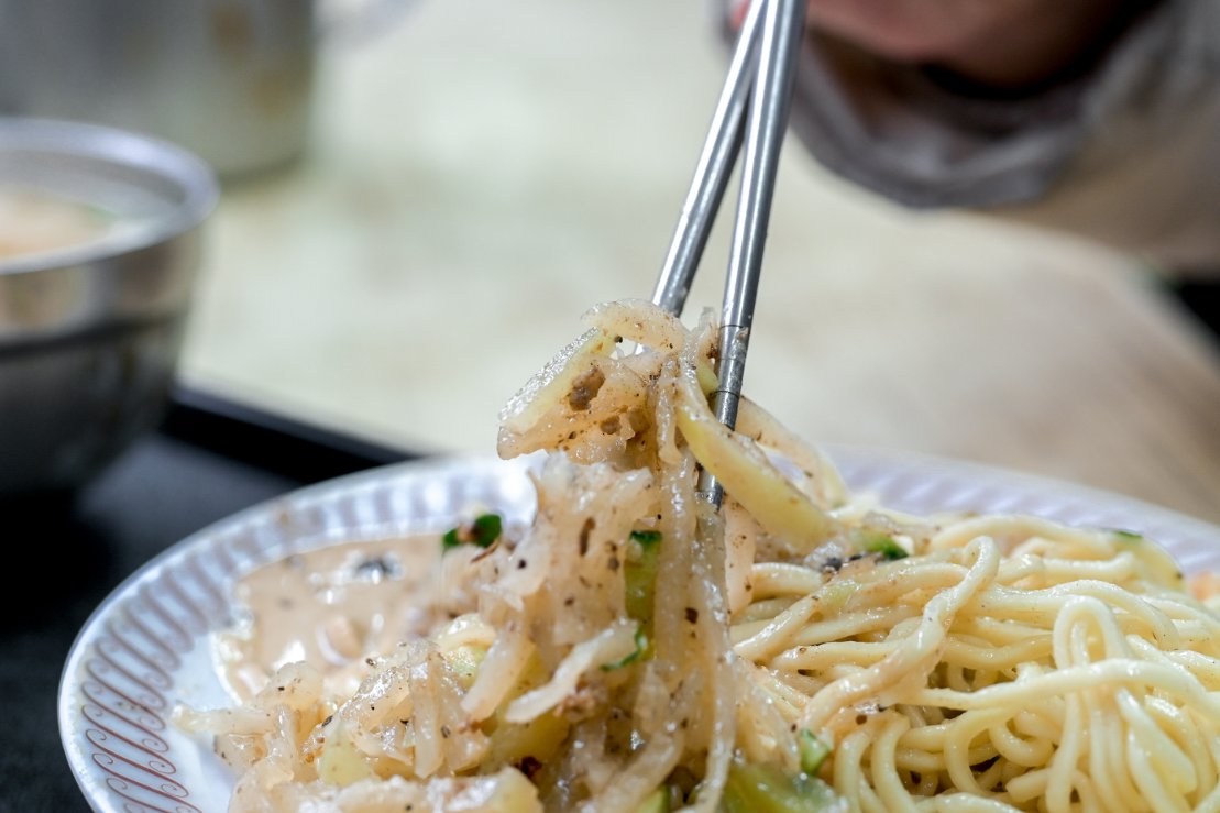 福德涼麵：台北老字號24小時營業涼麵/興安街排隊美食人氣小吃/外帶 @女子的休假計劃