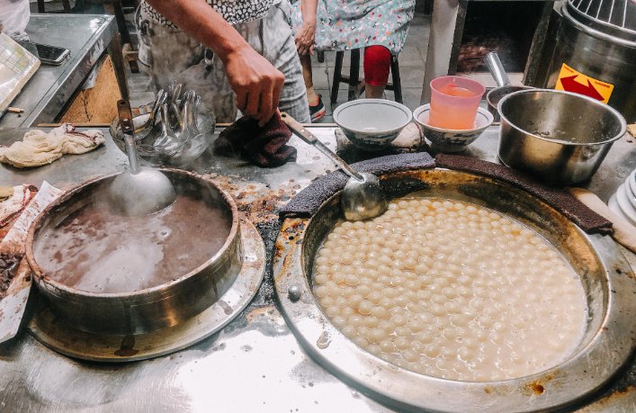 羅東紅豆湯圓｜每碗都是40元，在地60年羅東夜市美食(外帶) @女子的休假計劃