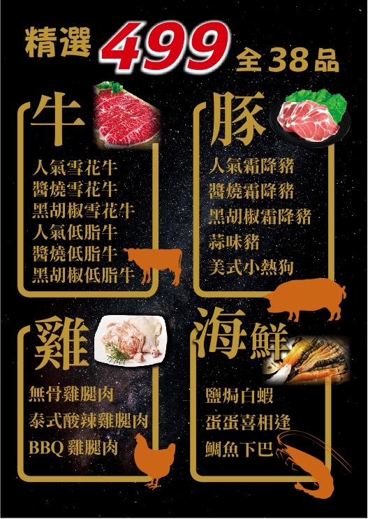 【台北燒烤吃到飽】胖肚肚燒肉吃到飽，越晚越熱鬧平價美味燒烤 /京華城/中山/中和 @女子的休假計劃