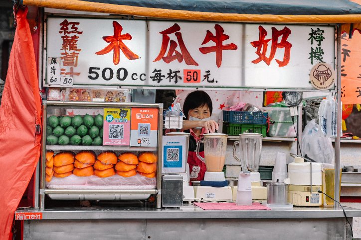 簡記木瓜牛奶，現打木瓜牛奶士林夜市美食推薦/外帶 @女子的休假計劃