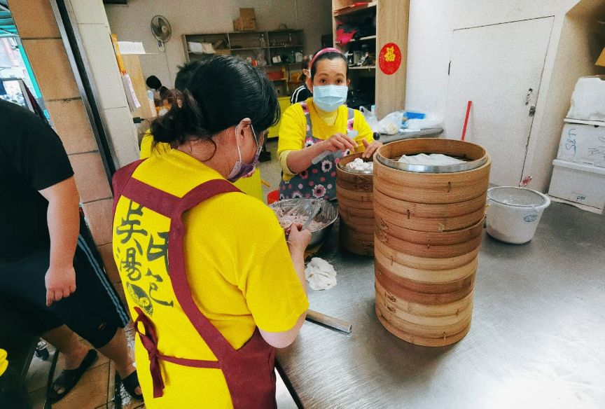 桃園早餐推薦吳氏湯包手工小籠包加韭菜醬簡直超完美/長庚醫院美食/外帶 @女子的休假計劃