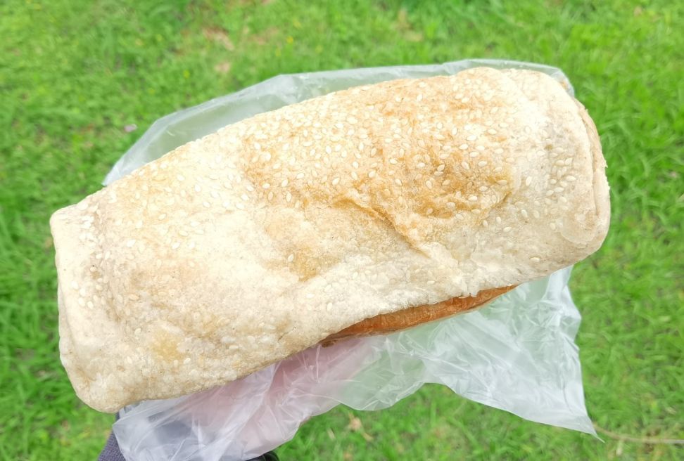 【桃園美食】馬祖大餅/八德無名燒餅：隱藏版素食早餐，八德無名燒餅全台最大燒餅/外帶 @女子的休假計劃