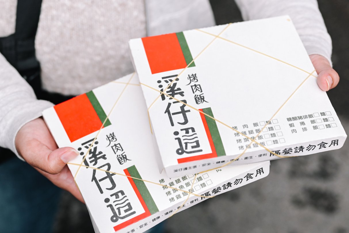 溪仔邊烤肉飯｜老字號連鎖烤肉便當店，大推烤肉麵、雞腿飯(外帶) @女子的休假計劃