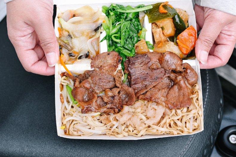 溪仔邊烤肉飯｜老字號連鎖烤肉便當店，大推烤肉麵、雞腿飯(外帶) @女子的休假計劃
