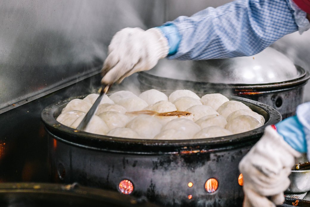 南門林記水煎包｜桃園南門市場需拿號碼牌排隊人氣美食(交通) @女子的休假計劃