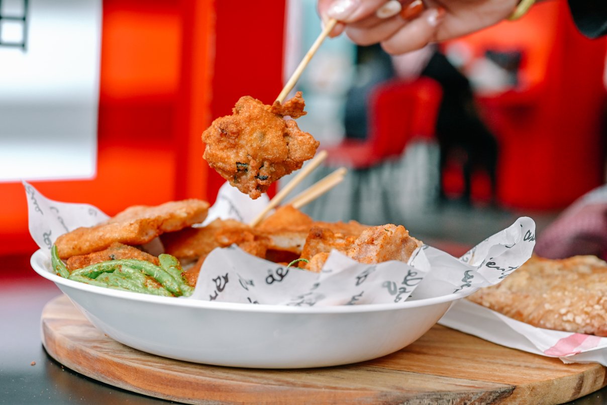 台灣鹽酥雞西門直營店｜超過百種炸物素食葷食可選擇附內用區(外帶) @女子的休假計劃