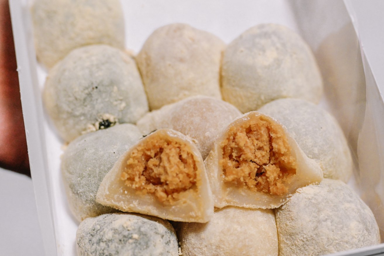 玉瓏坊名產麻糬｜純素口味皮薄餡多彰化名產伴手禮/食尚玩家推薦(外帶) @女子的休假計劃