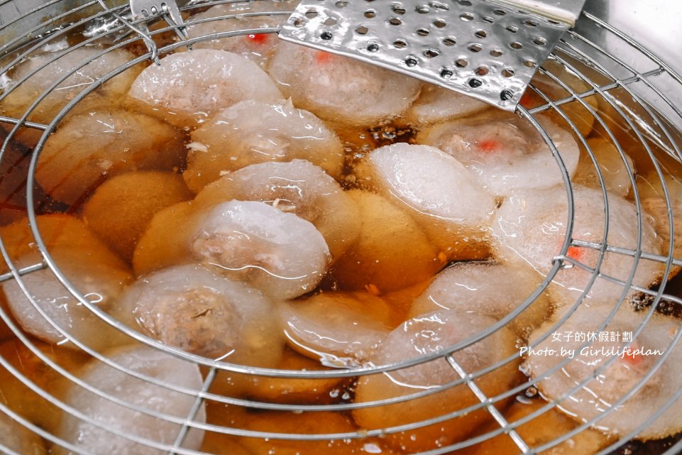 彰化燒肉圓｜八卦山下60年肉圓老店，肉圓30元脆丸湯10元(外帶) @女子的休假計劃