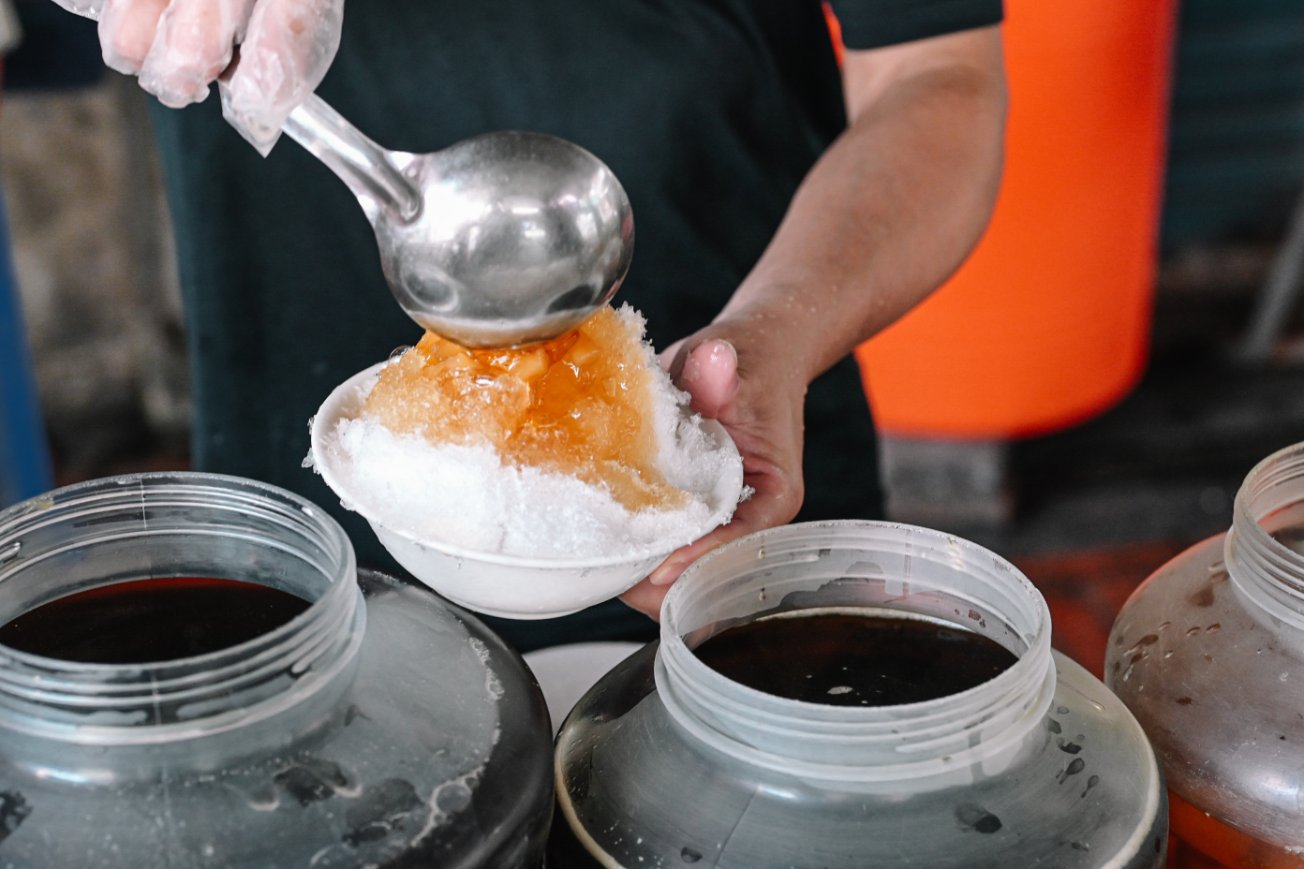 【彰化鹿港美食】發記粉粿冰，在地人都吃這間古早味粉粿冰每碗30元，排隊美食人氣必吃/外帶 @女子的休假計劃
