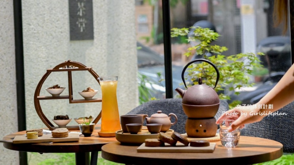 【台北茶屋】開門茶堂，來開門茶堂喝茶吧，日韓旅遊書推薦透明玻璃茶屋另類不限時咖啡廳/外帶 @女子的休假計劃