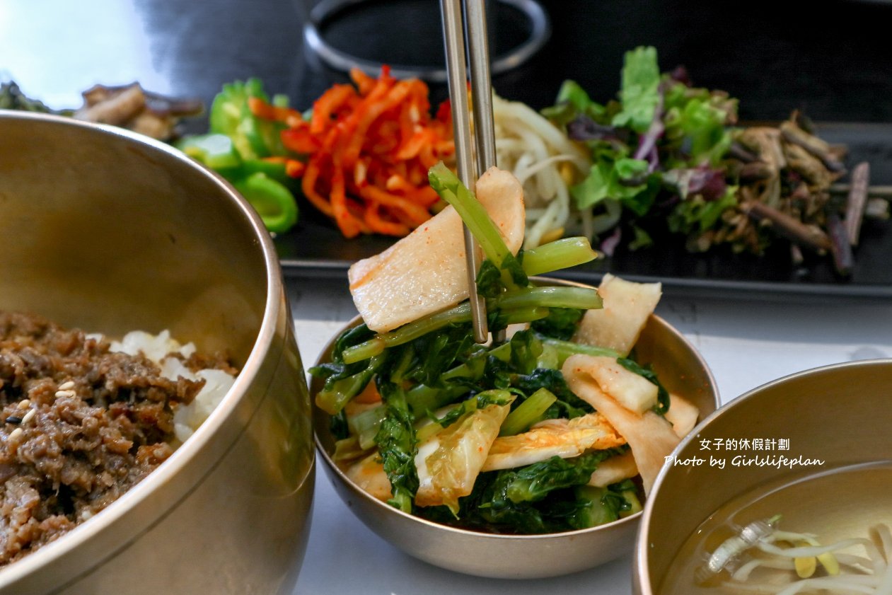 【首爾南山美食】木覓山房목멱산방：首爾米其林指南推薦拌飯、海鮮煎餅必點 @女子的休假計劃