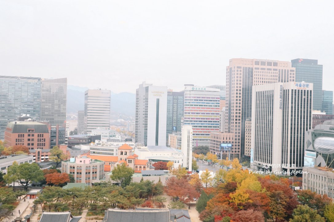 【韓國首爾景點】貞洞展望台전동전망대：市區內賞楓紅秘境，俯瞰整個德壽宮以及韓劇鬼怪拍攝場景 @女子的休假計劃