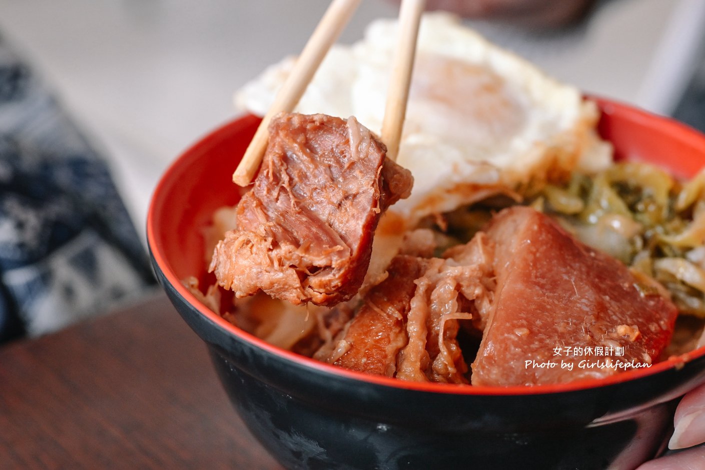 華喜爌肉飯｜在地超過30年名店可挑選肥瘦爌肉飯(外帶) @女子的休假計劃