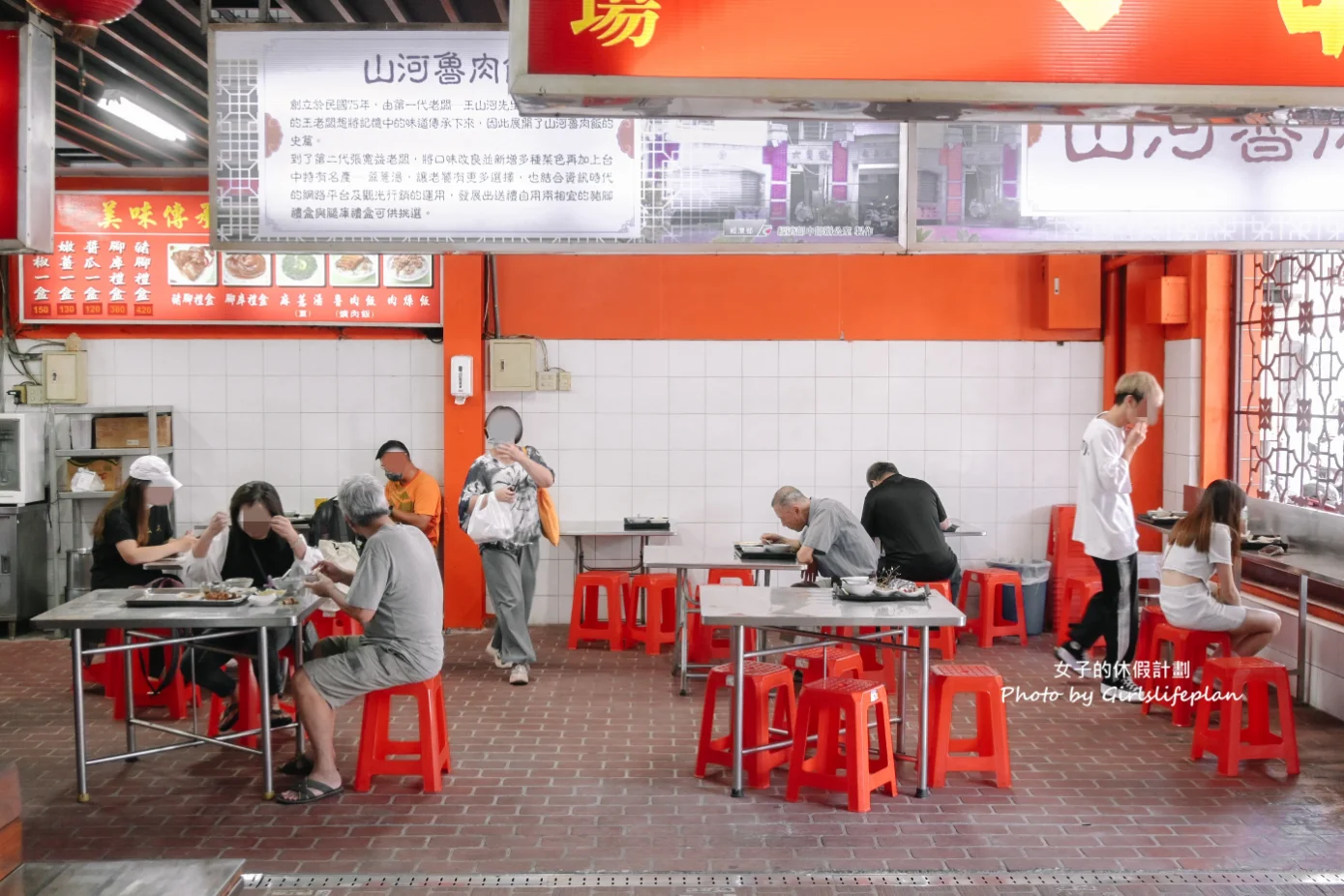 山河魯肉飯｜排隊人氣美食爌肉飯 (台中第二市場) @女子的休假計劃