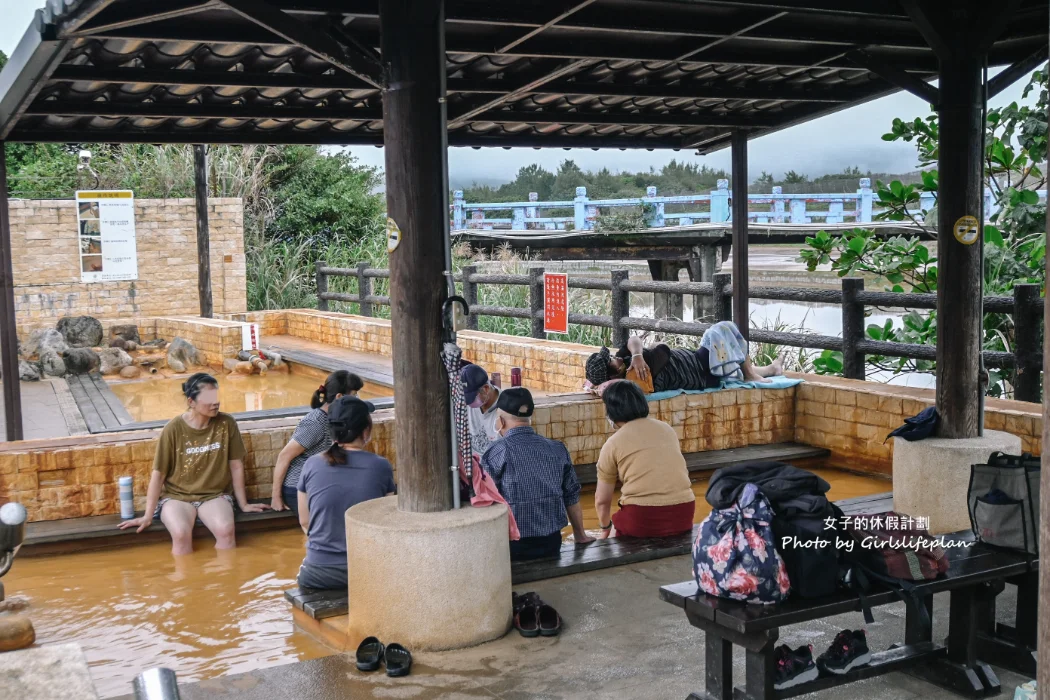 【免費溫泉】磺港溫泉公共浴室，足湯和浴池免費使用(交通) @女子的休假計劃