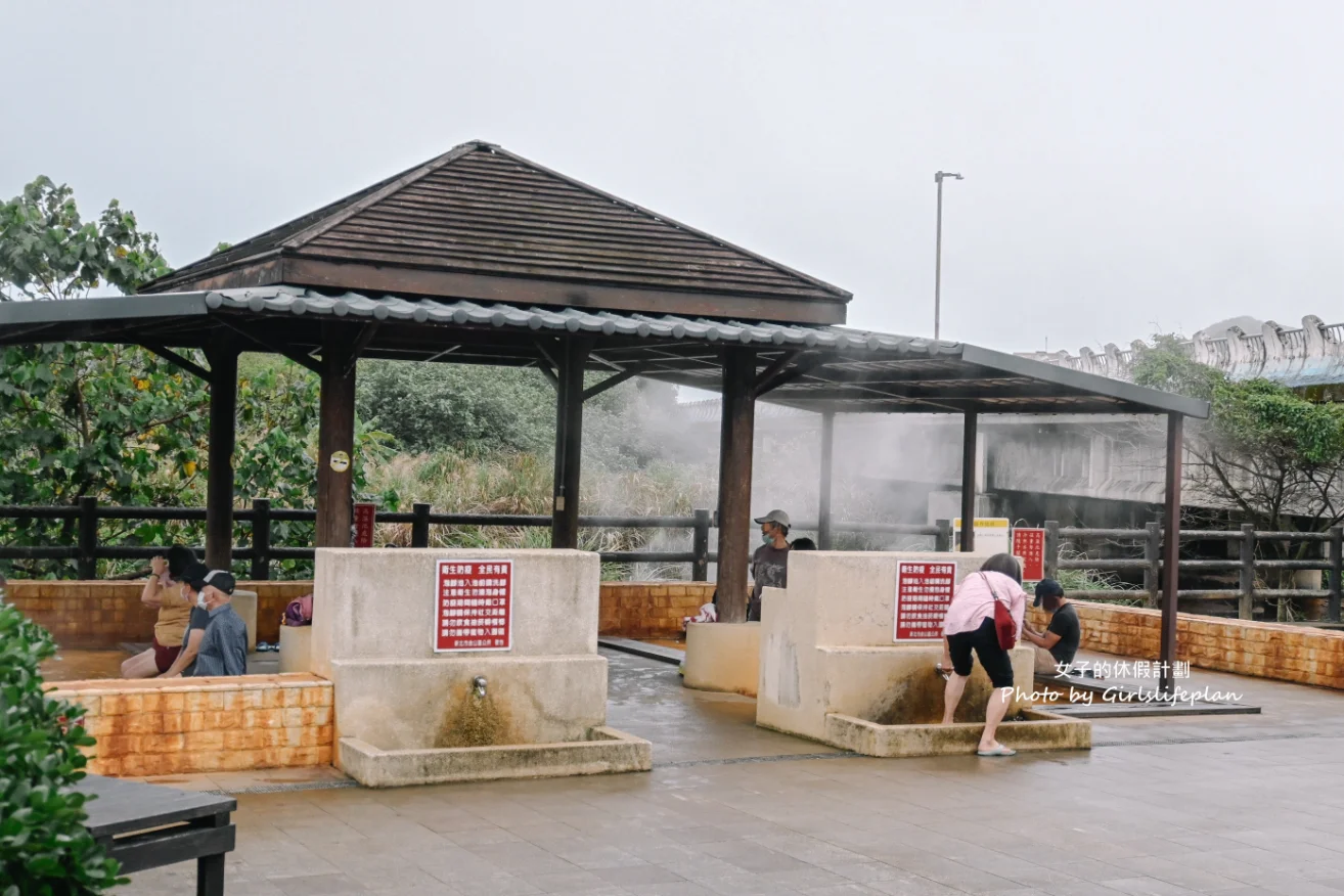【免費溫泉】磺港溫泉公共浴室，足湯和浴池免費使用(交通) @女子的休假計劃
