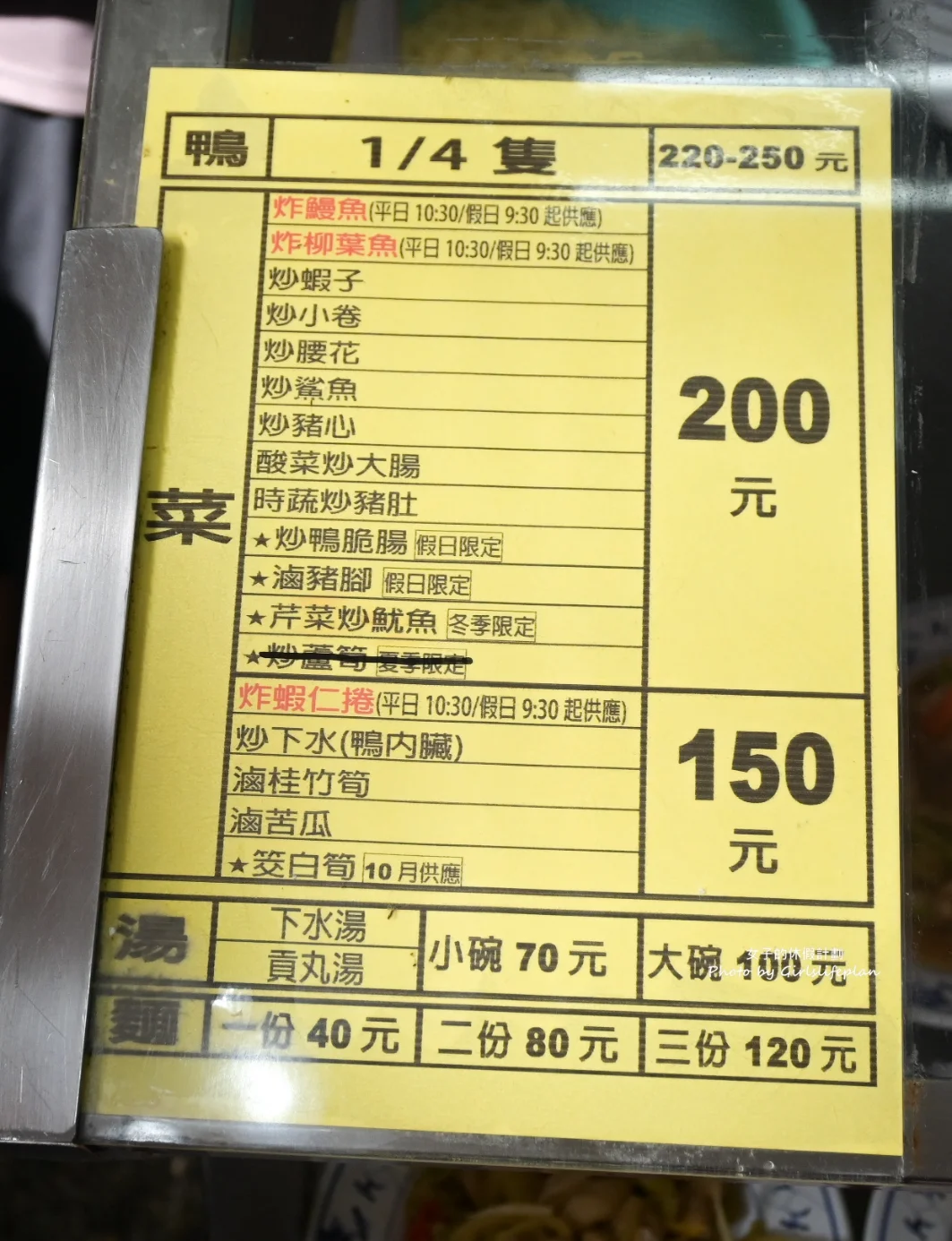 金山廟口金包里鴨肉 | 想吃自己端金山老街美食(外帶) @女子的休假計劃