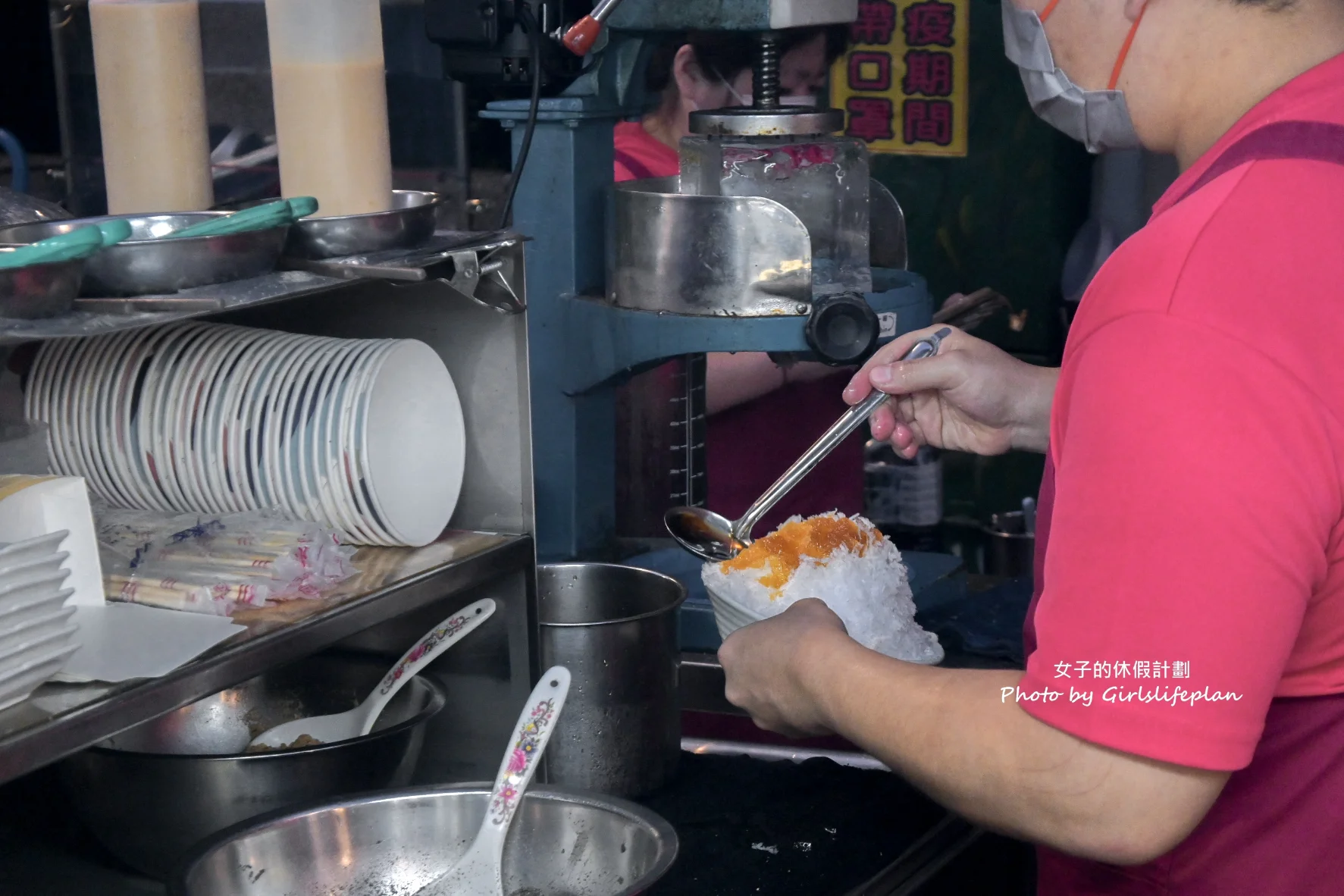 林振櫂燒麻糬(林記燒麻糬)｜寧夏夜市必吃美食(外帶) @女子的休假計劃