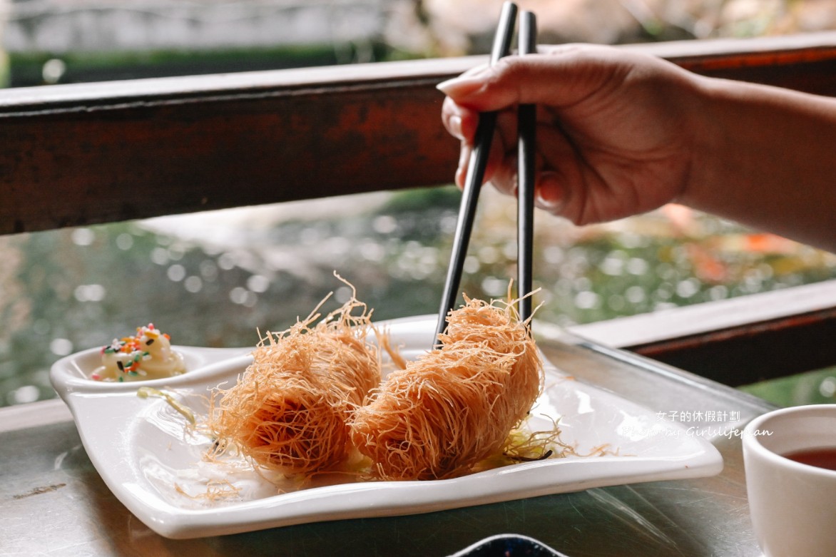 竹居茶樓｜古色古香江南風茶樓吃港點邊餵魚超愜意(菜單) @女子的休假計劃