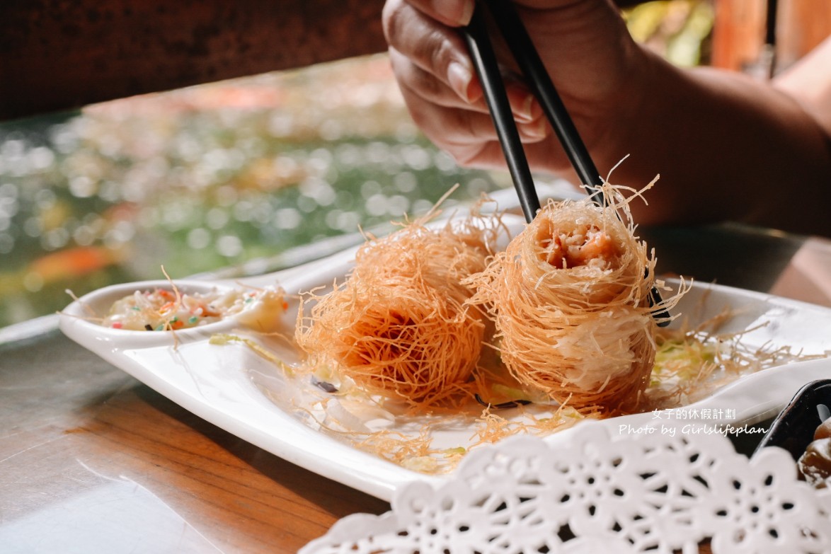 竹居茶樓｜古色古香江南風茶樓吃港點邊餵魚超愜意(菜單) @女子的休假計劃