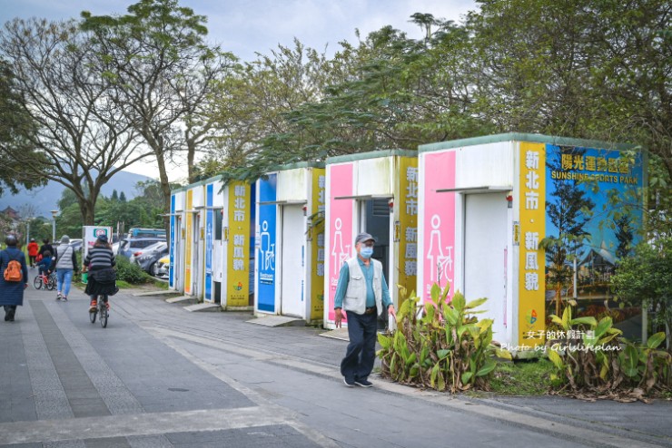 陽光運動公園櫻花｜安坑輕軌直達陽光運動公園，台北賞櫻景點推薦(交通) @女子的休假計劃