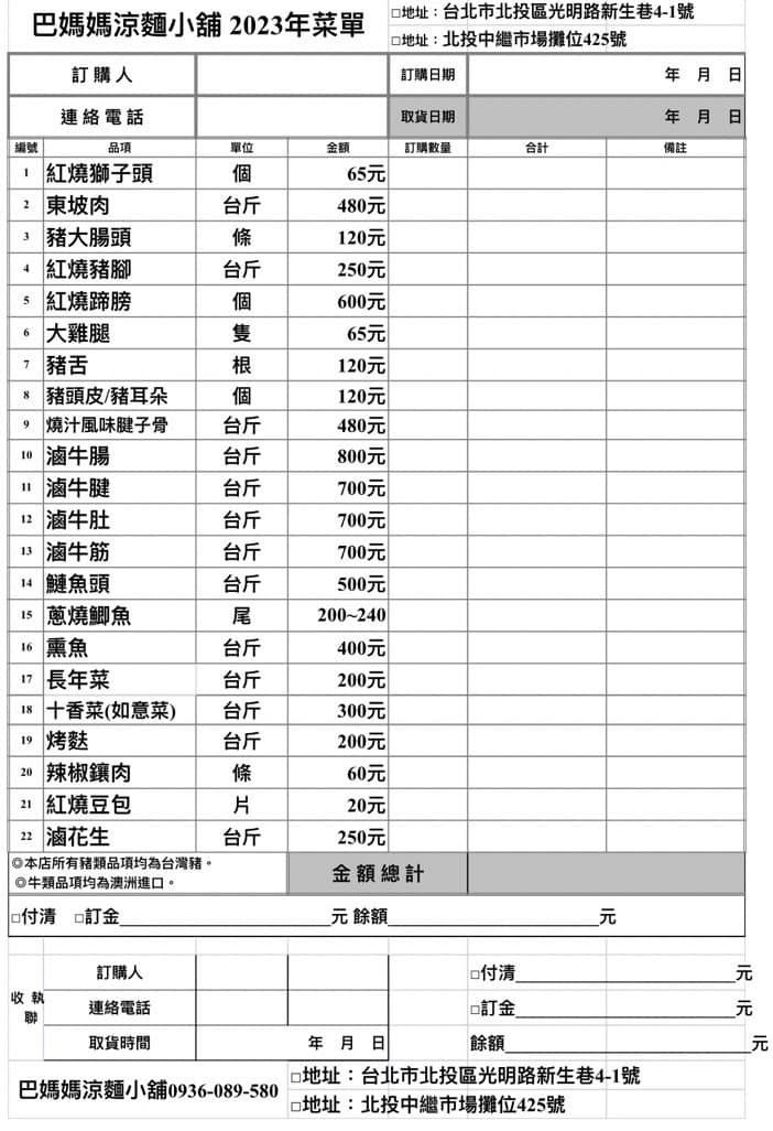 北投中繼市場｜美食全攻略含菜單(外帶) @女子的休假計劃