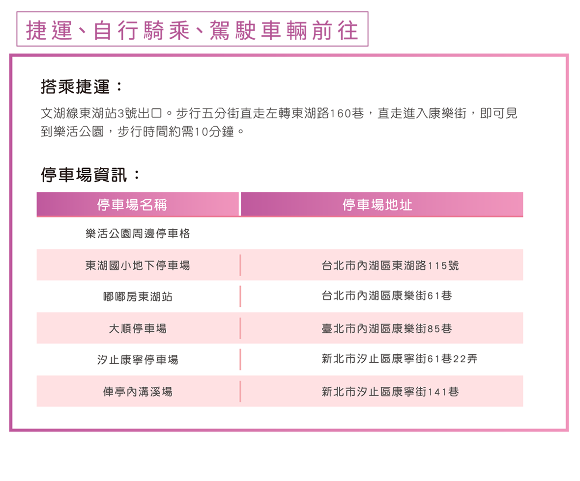 樂活公園櫻花｜樂活夜櫻季賞櫻景點，搭捷運就能到(交通) @女子的休假計劃