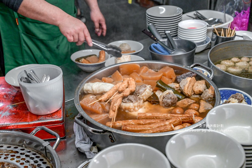 老黑輪肉圓店（老店）｜在地超過50年老店只賣關東煮和肉圓(菜單) @女子的休假計劃