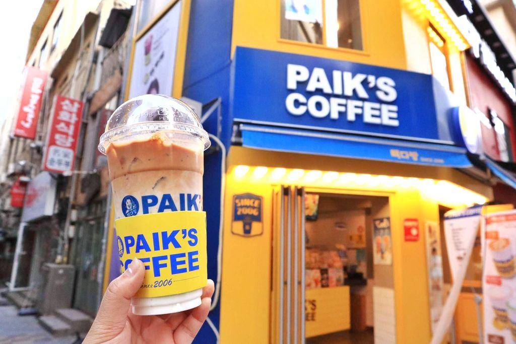 【釜山美食】白鐘元咖啡PAIK’S Coffee 빽다방平價連鎖咖啡廳(外帶) @女子的休假計劃