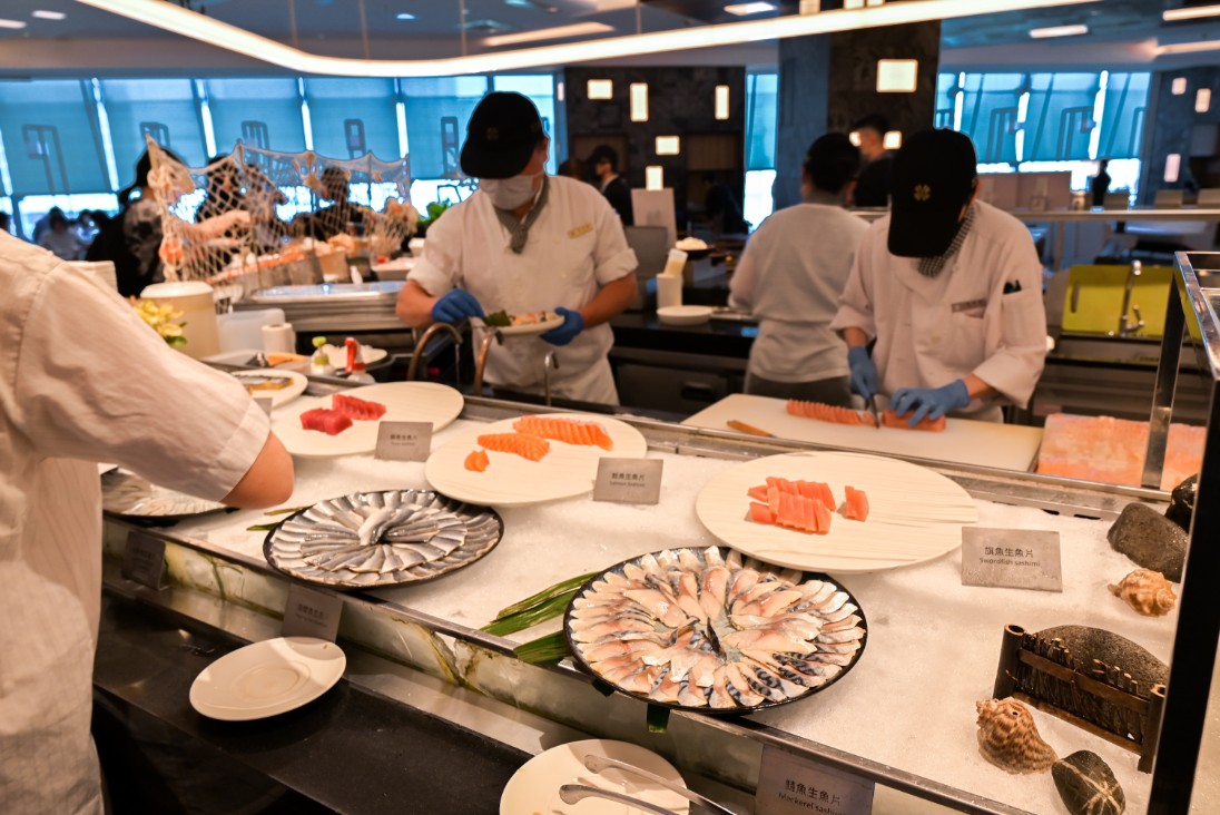 漢來海港天母｜近200道料理吃到飽，金牌冠軍甜點季(台北吃到飽) @女子的休假計劃