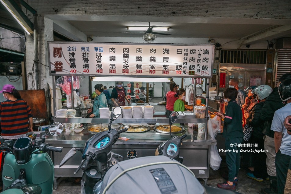 阿益魯肉飯｜魯肉飯只要15元小菜10元超便宜(外帶) @女子的休假計劃