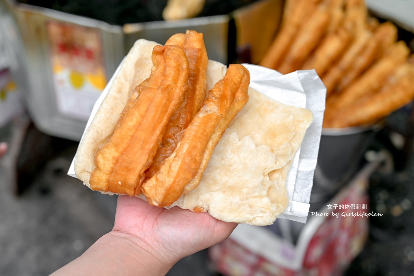 益豐豆漿｜排隊人氣美食現炸油條配燒餅有夠搭(外帶) @女子的休假計劃