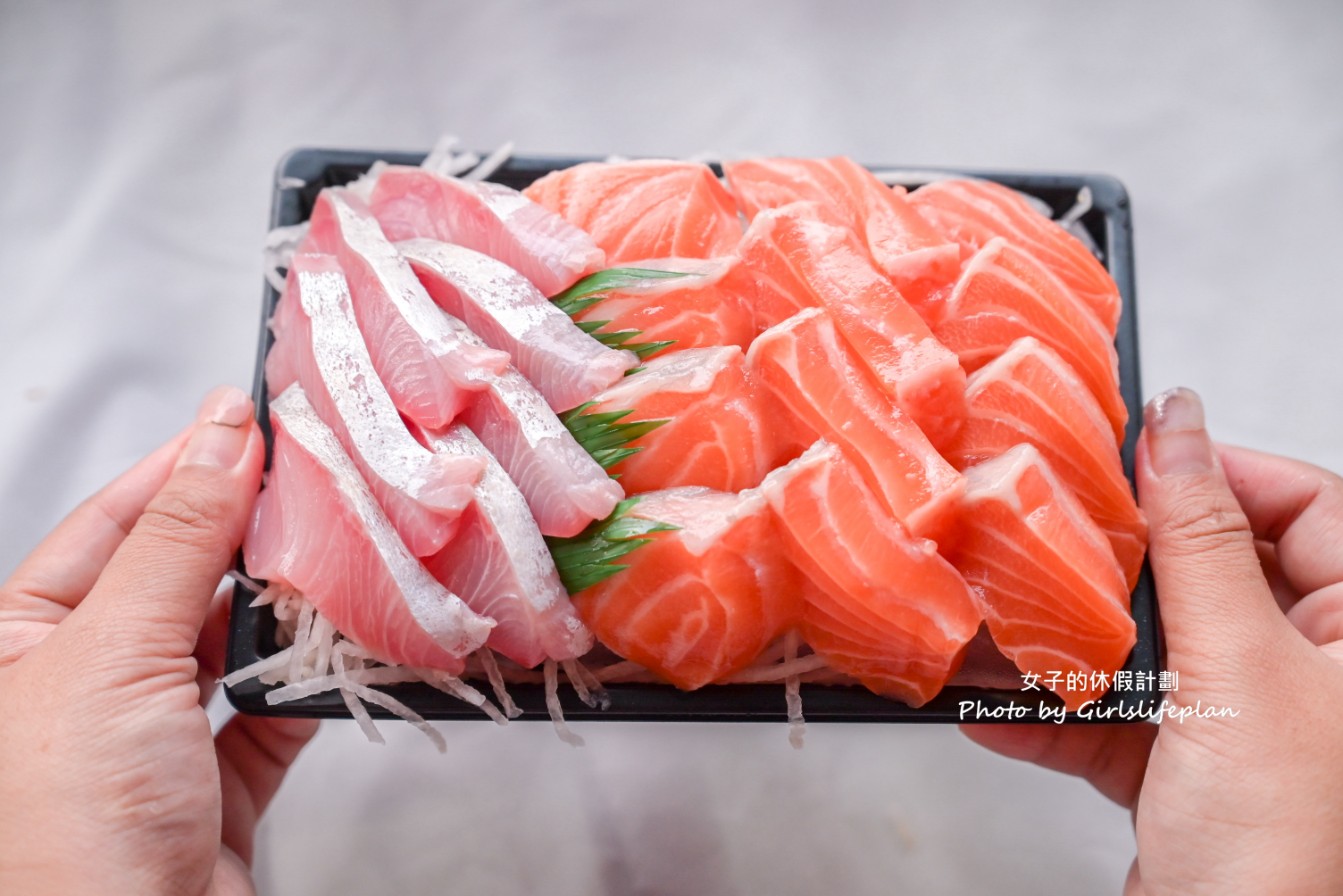 津之芳生魚片專賣店｜CP值爆表200元排隊人氣美食(外帶) @女子的休假計劃