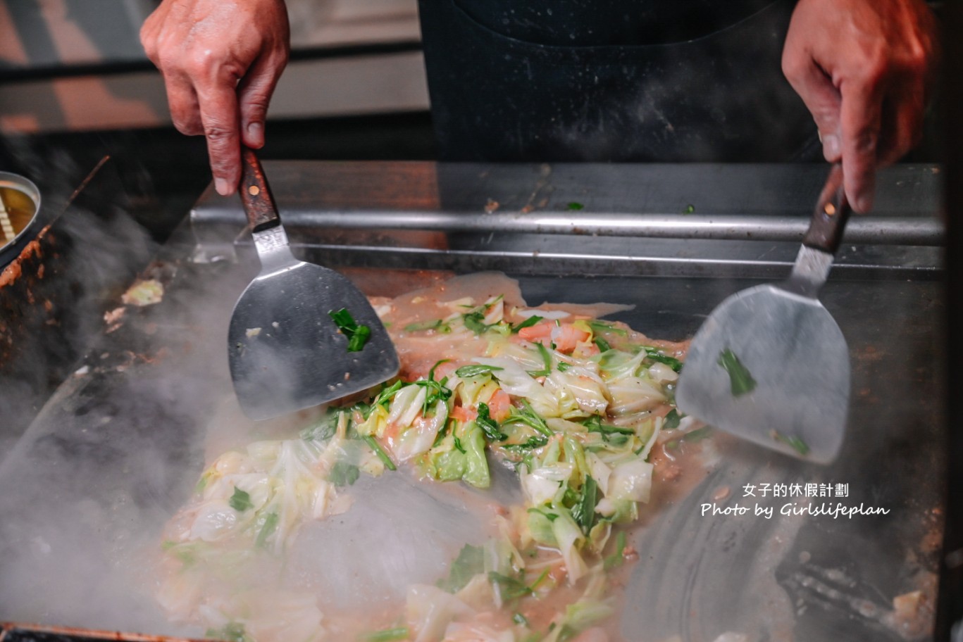 沙克鐵板燒｜裕民夜市在地排隊人氣美食(菜單) @女子的休假計劃