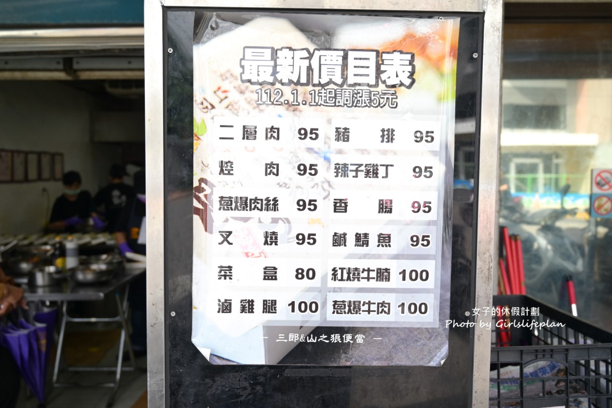 山之狼便當｜不管白天或晚上都是排隊人潮(外帶) @女子的休假計劃