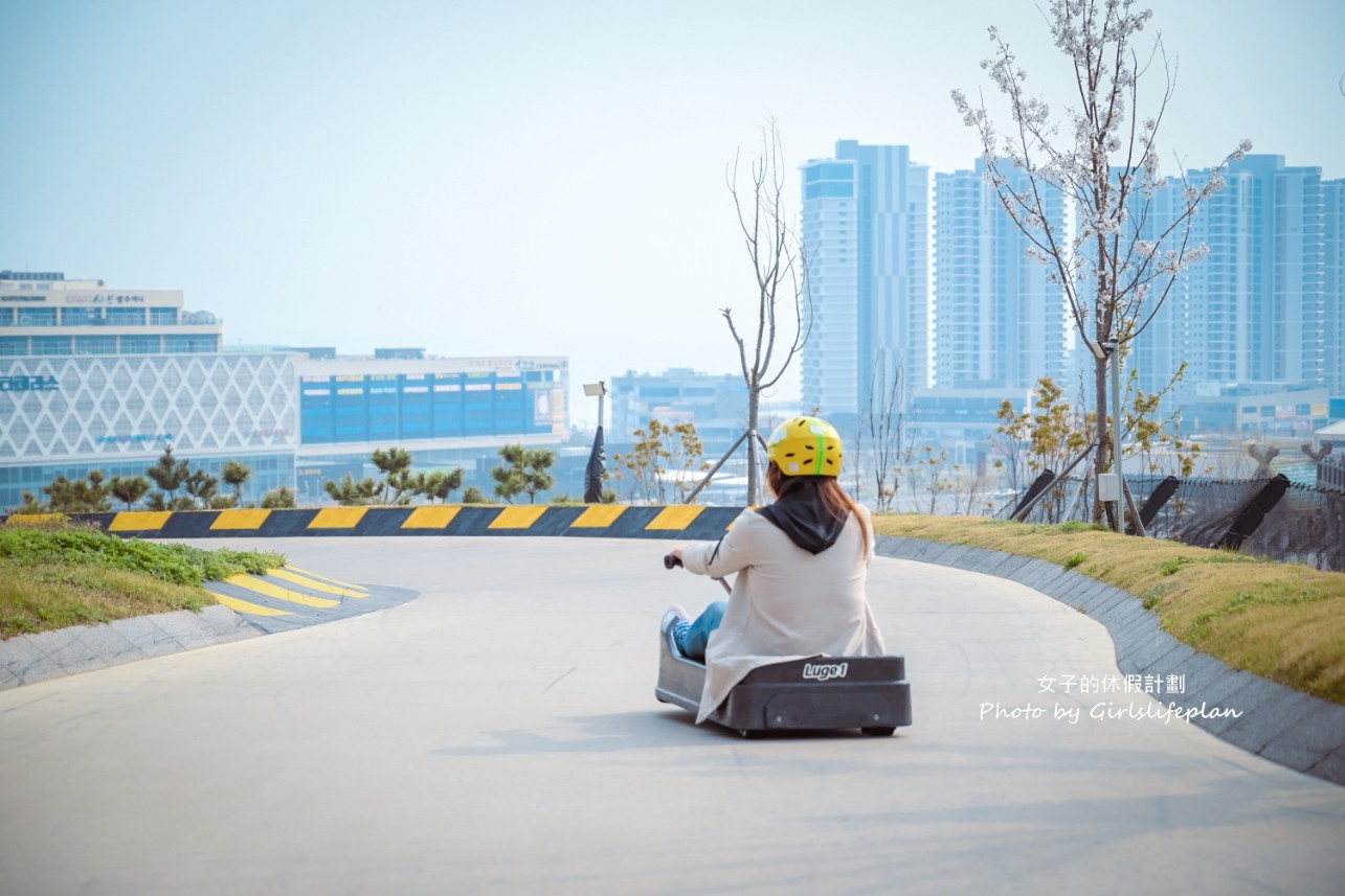 Skyline Luge 釜山｜急速飆車2.4公里S型賽道，還可免費再玩一次 @女子的休假計劃