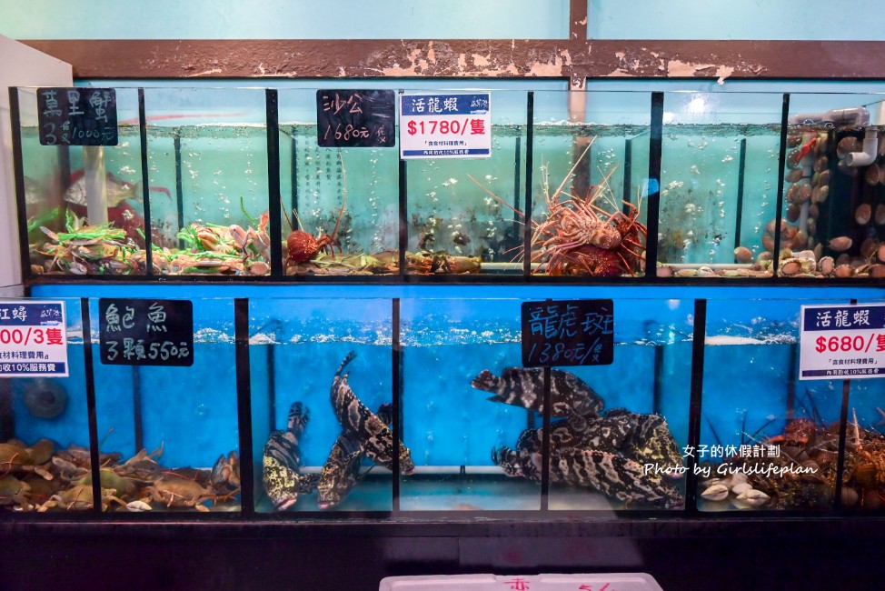 受保護的內容: 漁聞樂海鮮料理｜無菜單料理800元爽吃龍蝦、鮑魚、海鮮 @女子的休假計劃