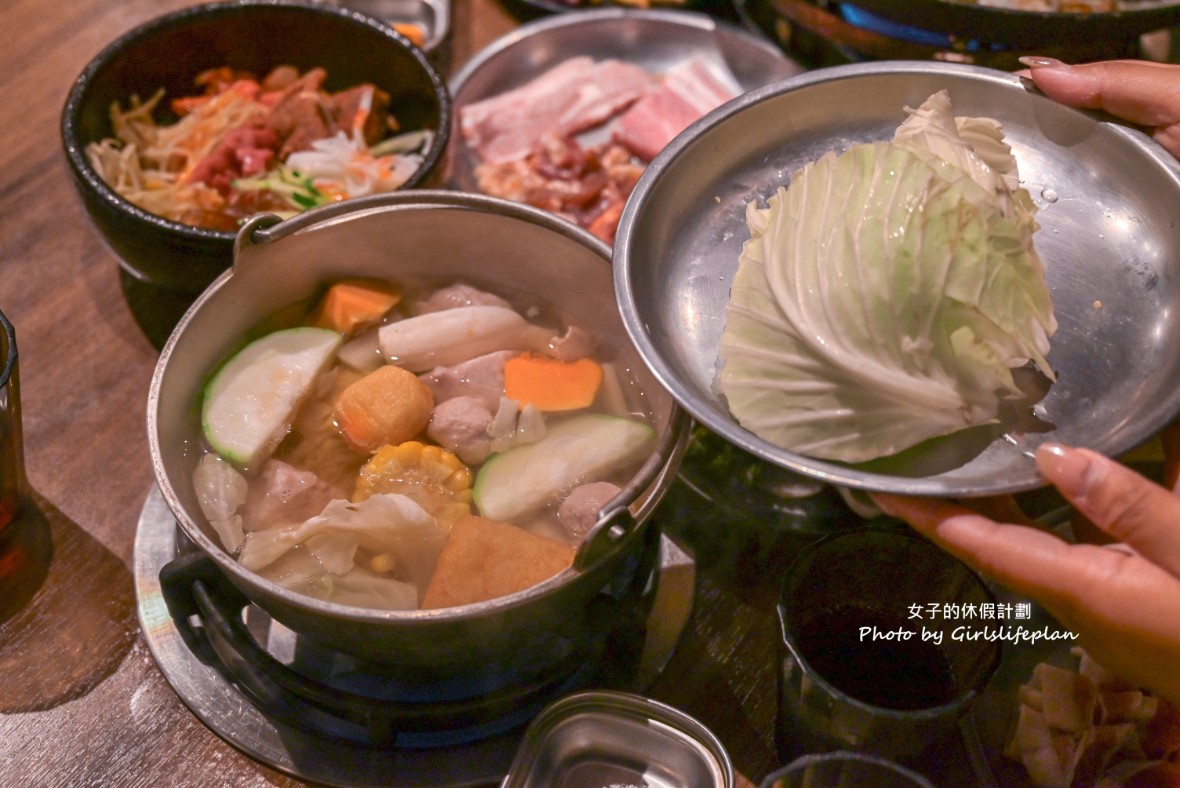 好好吃肉｜韓式烤肉一鍋二吃只要359元吃到飽(菜單) @女子的休假計劃