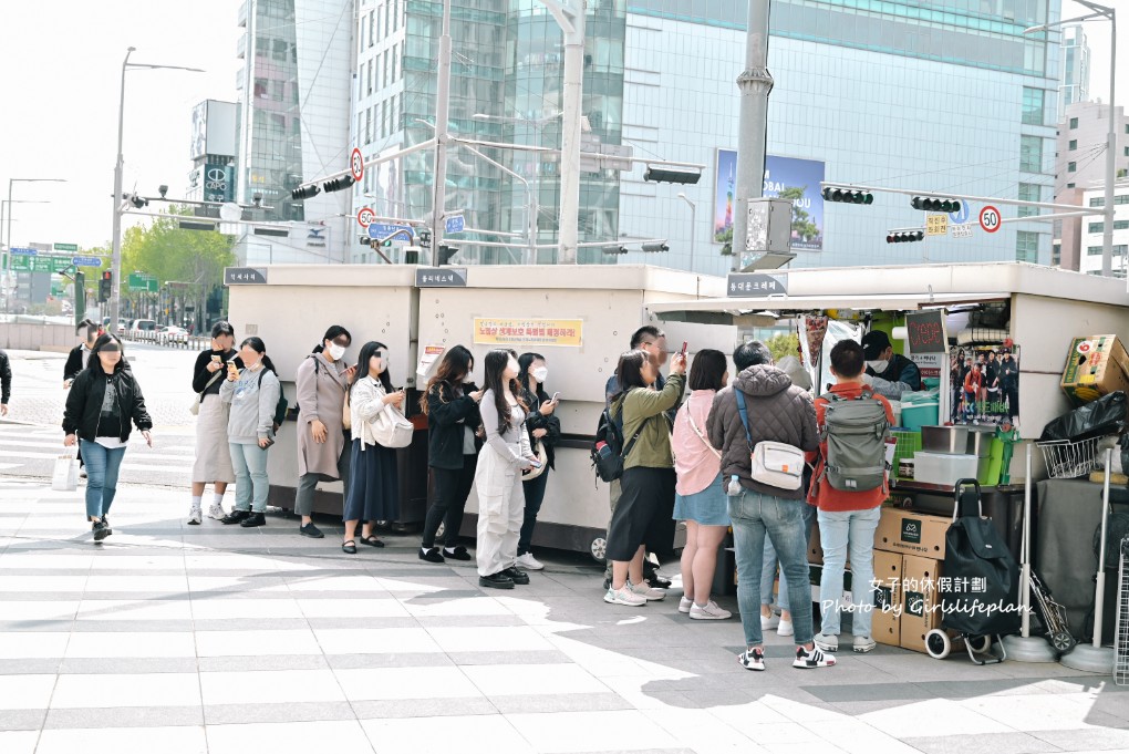東大門可麗餅｜韓國SNS爆紅街頭小吃，一天僅營業4小時賣完就收攤 @女子的休假計劃