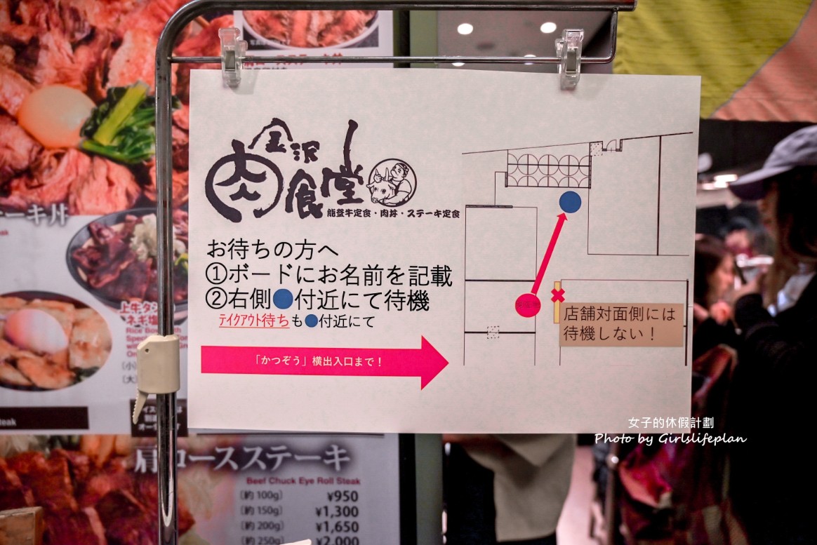 金沢肉食堂｜金澤百番街必吃美食，日本黑毛和牛A5能登牛 @女子的休假計劃