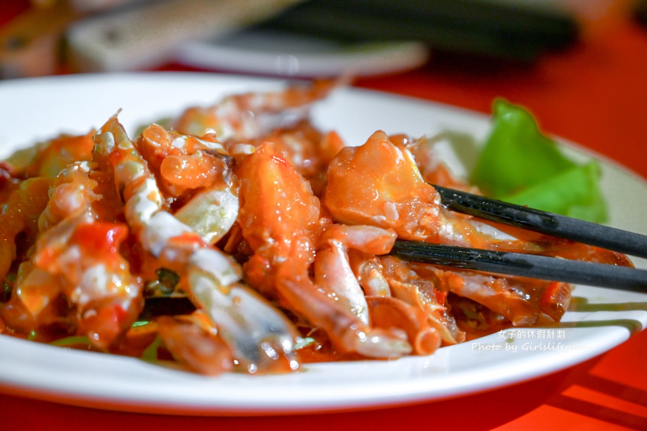 記德海鮮餐廳｜老饕最愛在地特色料理高粱嗆蟹還有宅配服務(菜單) @女子的休假計劃
