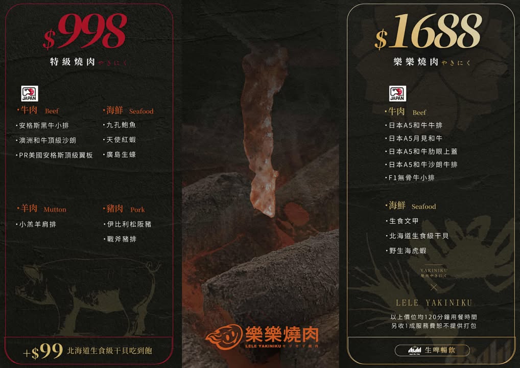 樂樂燒肉蘆洲店|698元起吃到飽,最頂爽吃日本和牛、生食級干貝(菜單) @女子的休假計劃 樂樂燒肉蘆洲店|698元起吃到飽,最頂爽吃日本和牛、生食級干貝(菜單) @女子的休假計劃