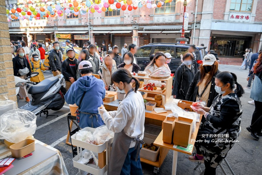 圓圓堂手工麻糬｜迪化街假日才擺攤草莓大福手工麻糬(菜單) @女子的休假計劃