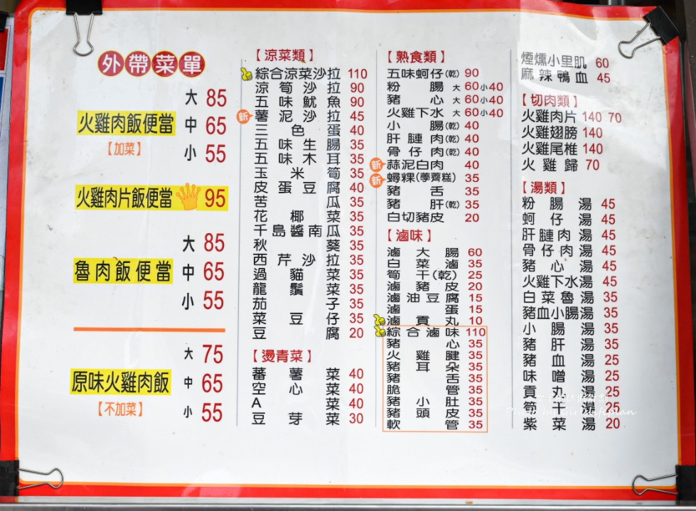 民主火雞肉飯｜生意超好還有專屬停車場(菜單) @女子的休假計劃