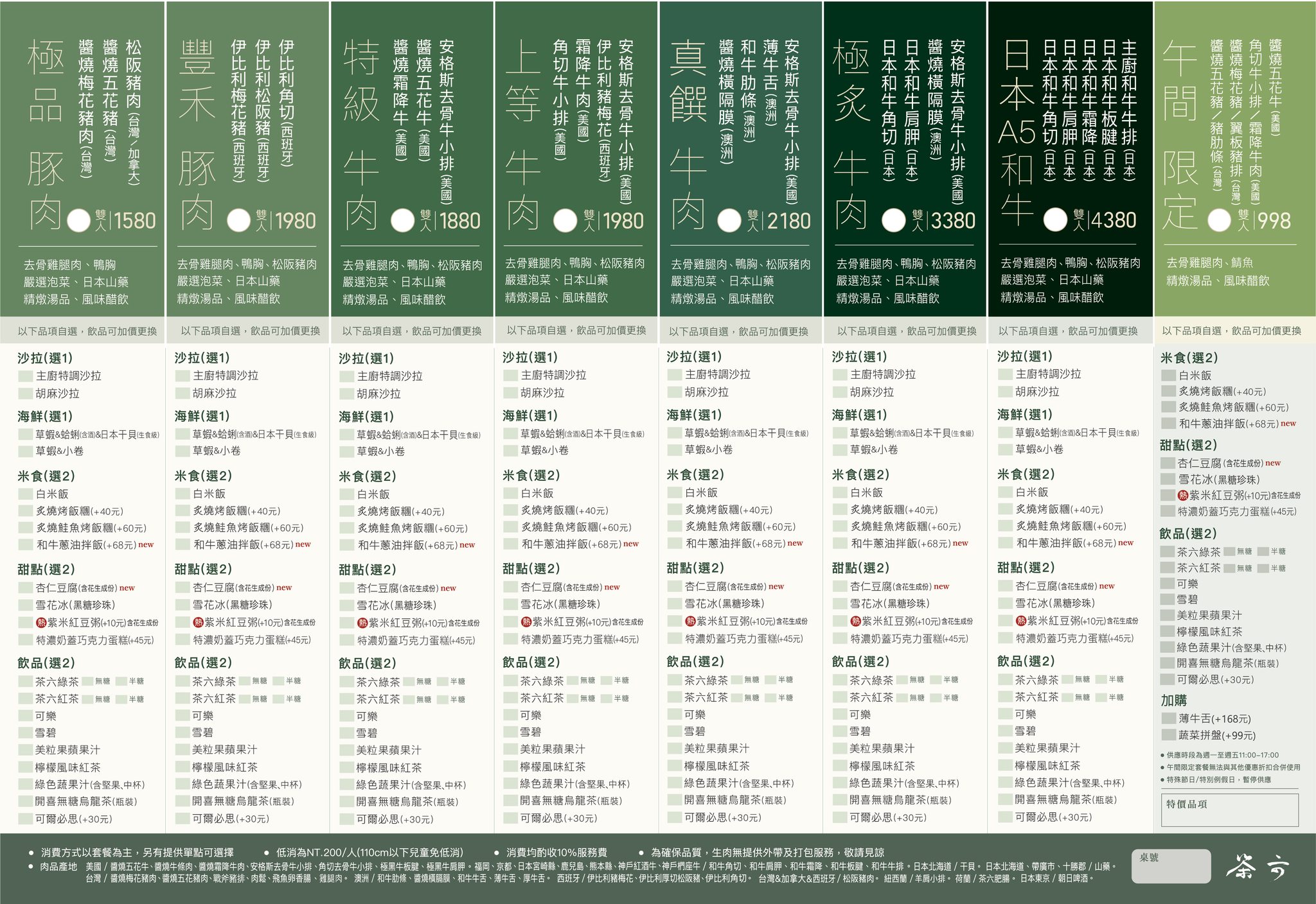 茶六燒肉堂｜期間限定雙人午餐免千元生菜免費續，鮭魚味增湯喝到飽(菜單) @女子的休假計劃