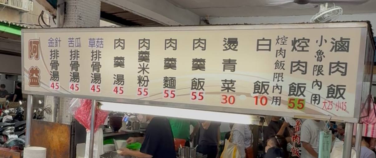阿益魯肉飯｜在地排隊小吃魯肉飯只要15元(菜單) @女子的休假計劃